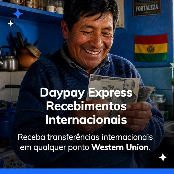 Western Union Recebimentos DayCâmbio - Casa de Câmbio, Western Union, Seguro Viagem e Envios DHL, FEDEX e UPS - DayCâmbio